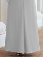 Vestido largo de fiesta formal Sunderly para la madre de la novia con capa de volantes SY28026