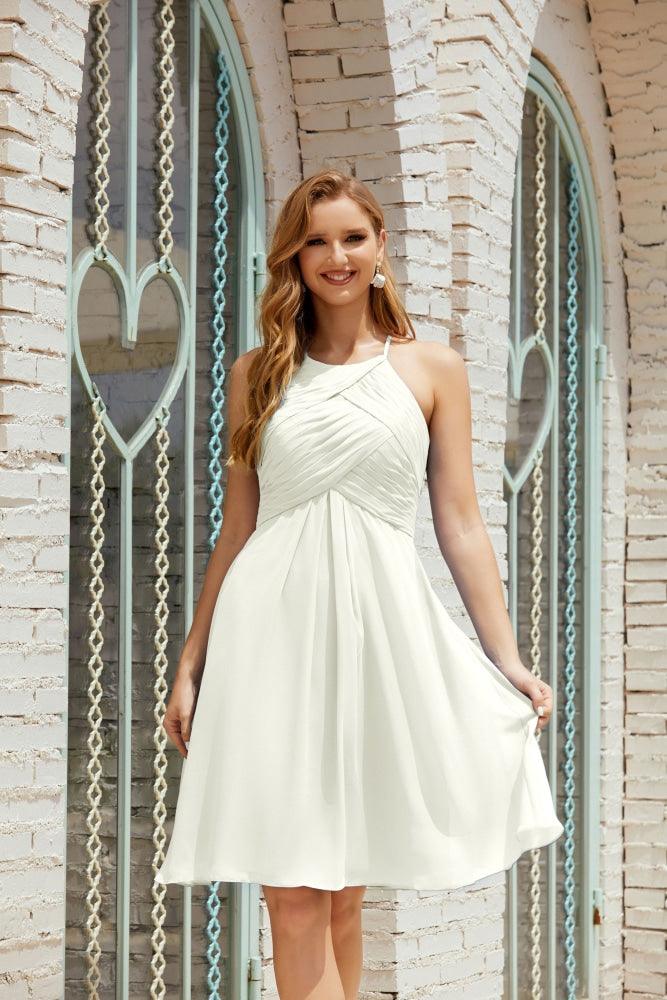 Vestidos de fiesta sin mangas, vestido formal de cóctel para graduación 28014 