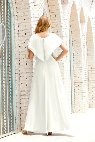 Vestido Baoleely para la madre de la novia, talla grande, escote en V, largo hasta el suelo, formal, para invitada de boda 28020