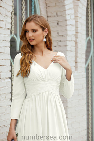 Baoleely Bridesmaid Dress Chiffon Formal Party Dress Evening Dress 28016