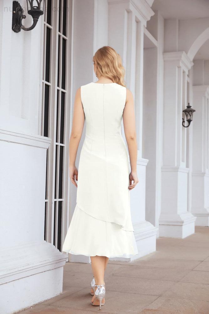 Robe de soirée deux pièces Sunnderly, coupe trapèze, pour la mère de la mariée, référence SY28072