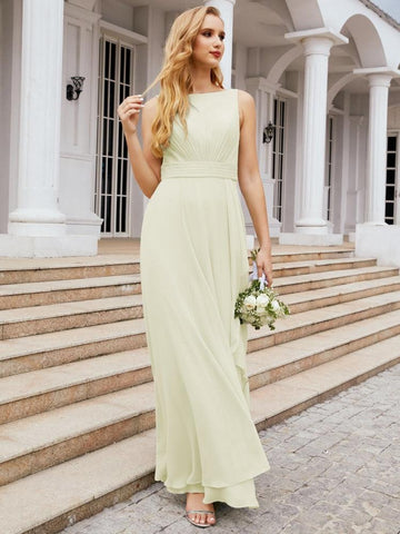 Vestidos de dama de honor Baoleely para boda, vestidos largos formales con volantes para baile de graduación 28039