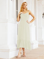 Baoleely Blackless Strap Bridesmaid Dress Ankle Length 28028