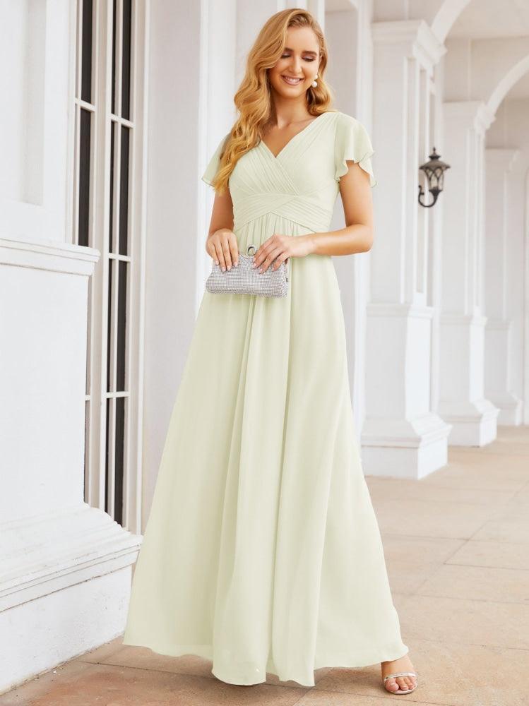 Vestidos de fiesta formales Baoleely para madre de la novia, con mangas cortas, vestido de dama de honor 28047 