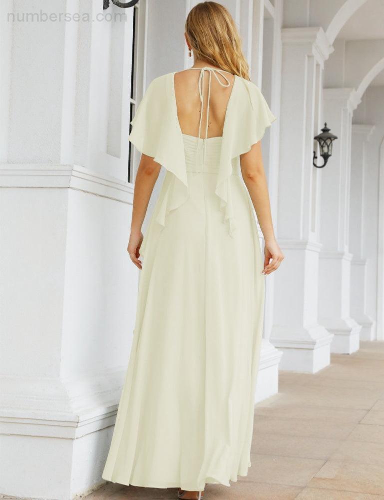 Baoleely Bridesmaid Dresses Backless Formal Prom Gowns for Evening Party Mother of The Bride Dress 28040