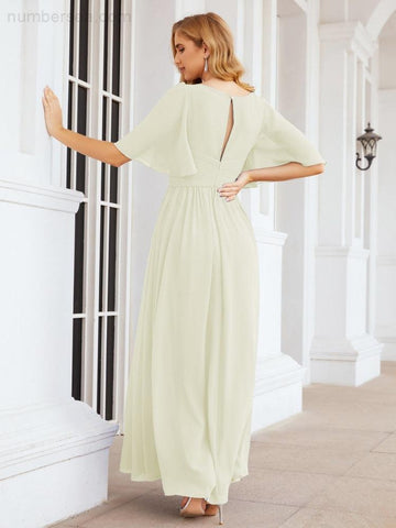 Vestidos de dama de honor para mujer, vestido largo de fiesta para boda o graduación 28068