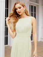 Baoleely Bridesmaid Dresses for Wedding Ruffles Long Formal Prom Gowns 28039