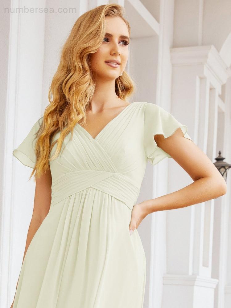 Vestidos de fiesta formales Baoleely para madre de la novia, con mangas cortas, vestido de dama de honor 28047 