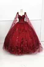 Vestido de quinceañera con estampado de flores 3D, estilo corazón, ideal para fiestas de cumpleaños de 15 y 16 años. Modelo Y4515.