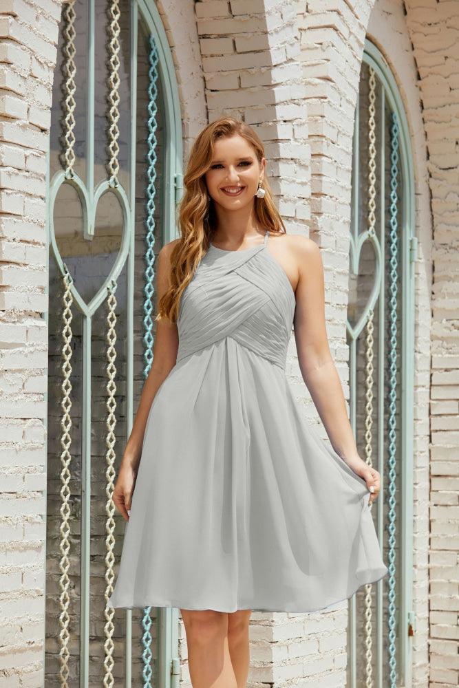 Vestidos de fiesta sin mangas, vestido formal de cóctel para graduación 28014 
