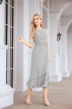Robe de soirée deux pièces Sunnderly, coupe trapèze, pour la mère de la mariée, référence SY28072