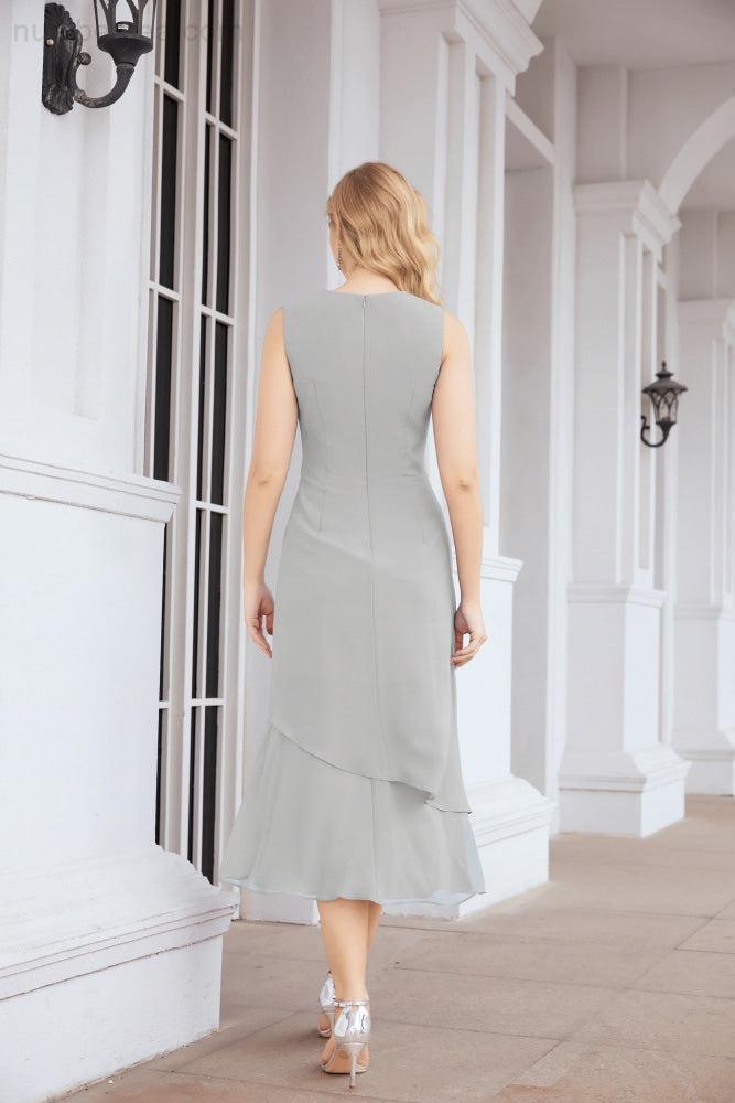 Robe de soirée deux pièces Sunnderly, coupe trapèze, pour la mère de la mariée, référence SY28072