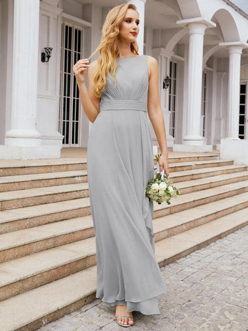 Vestidos de dama de honor Baoleely para boda, vestidos largos formales con volantes para baile de graduación 28039