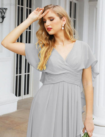 Vestidos de dama de honor Baoleely, vestidos de gala formales sin espalda para fiestas de noche, vestido para la madre de la novia 28040