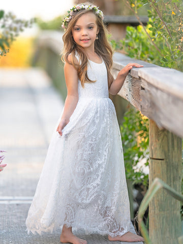 Vestido de niña de las flores, corte recto, tutú, espalda de encaje con estampado paisley, estilo A, para fiesta. 