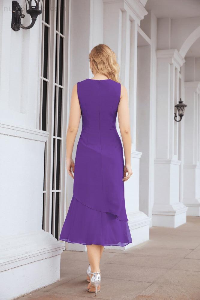 Robe de soirée deux pièces Sunnderly, coupe trapèze, pour la mère de la mariée, référence SY28072