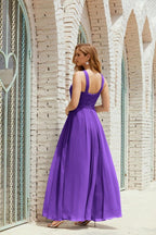 Vestidos de dama de honor con cuello halter, vestido formal de cóctel o de fiesta 28015 