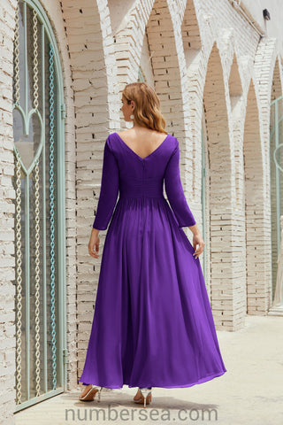 Baoleely Bridesmaid Dress Chiffon Formal Party Dress Evening Dress 28016