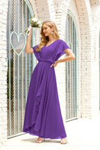 Vestido Baoleely para la madre de la novia, talla grande, escote en V, largo hasta el suelo, formal, para invitada de boda 28020