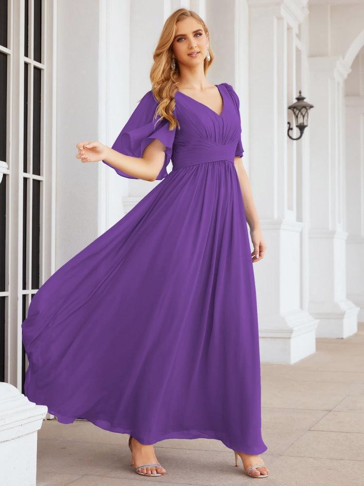 Vestidos de dama de honor para mujer, vestido largo de fiesta para boda o graduación 28068