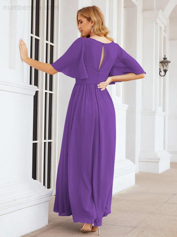 Vestidos de dama de honor para mujer, vestido largo de fiesta para boda o graduación 28068