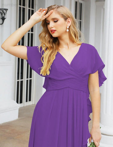 Vestidos de dama de honor Baoleely, vestidos de gala formales sin espalda para fiestas de noche, vestido para la madre de la novia 28040