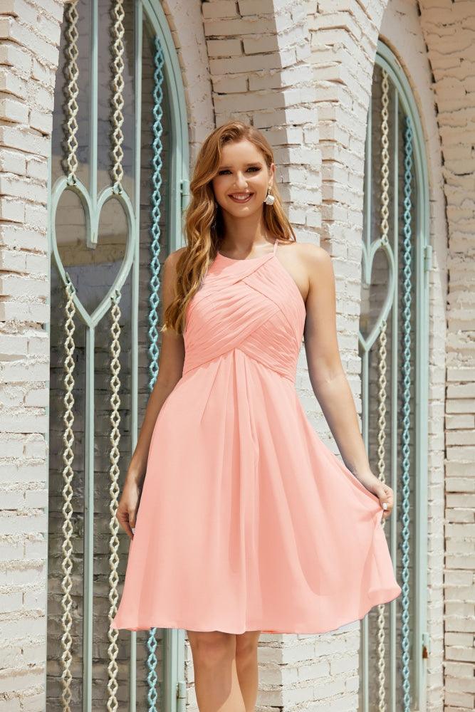 Vestidos de fiesta sin mangas, vestido formal de cóctel para graduación 28014 