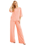 Baoleely Élégante robe mère de la mariée 2 pièces, grande taille, pantalon, volants, couches argentées, peignoir 28064