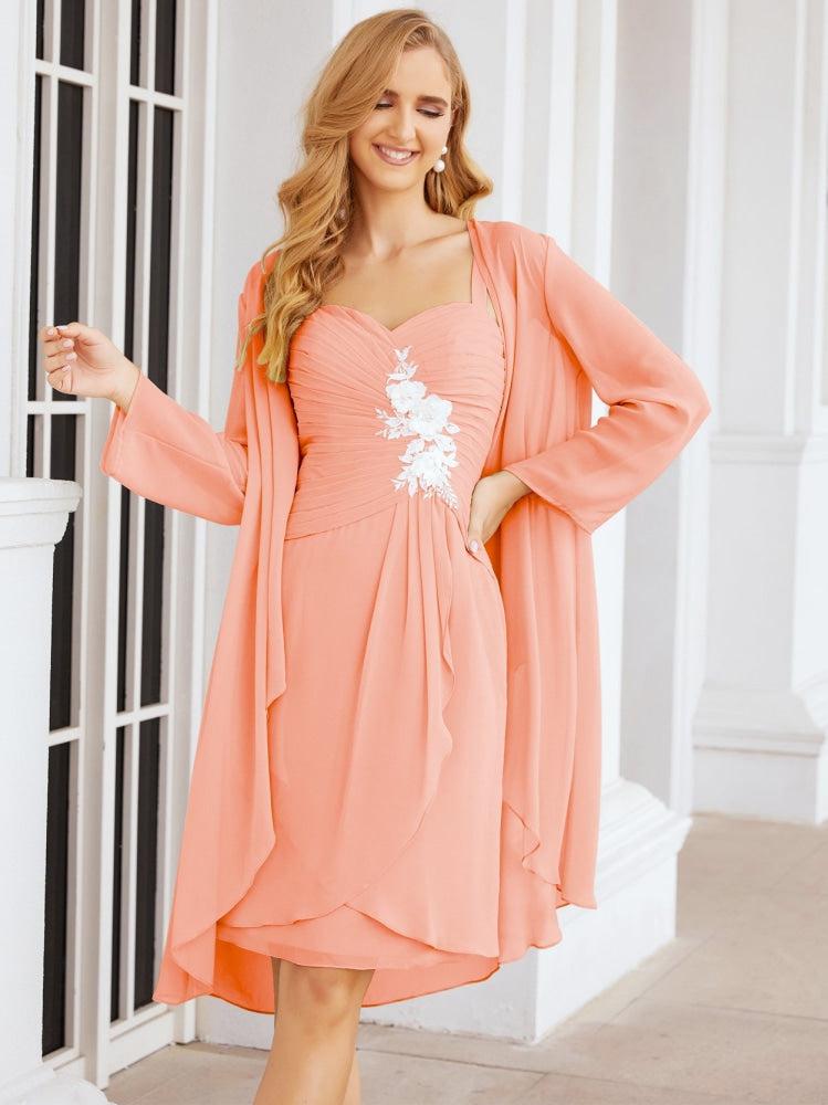Vestidos de encaje para la madre de la novia y el novio de Sunderly, ideales para invitadas de boda (SY28066)