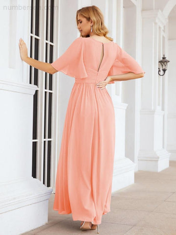 Vestidos de dama de honor para mujer, vestido largo de fiesta para boda o graduación 28068