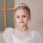 Tiara de corona púrpura para niñas