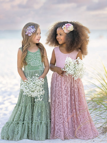 Vestido de niña de las flores, corte recto, tutú, espalda de encaje con estampado paisley, estilo A, para fiesta. 