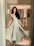 Robe midi élégante à volants, nouvelle robe de soirée d'été, vêtements de mode pour femmes, robe d'été Y4709