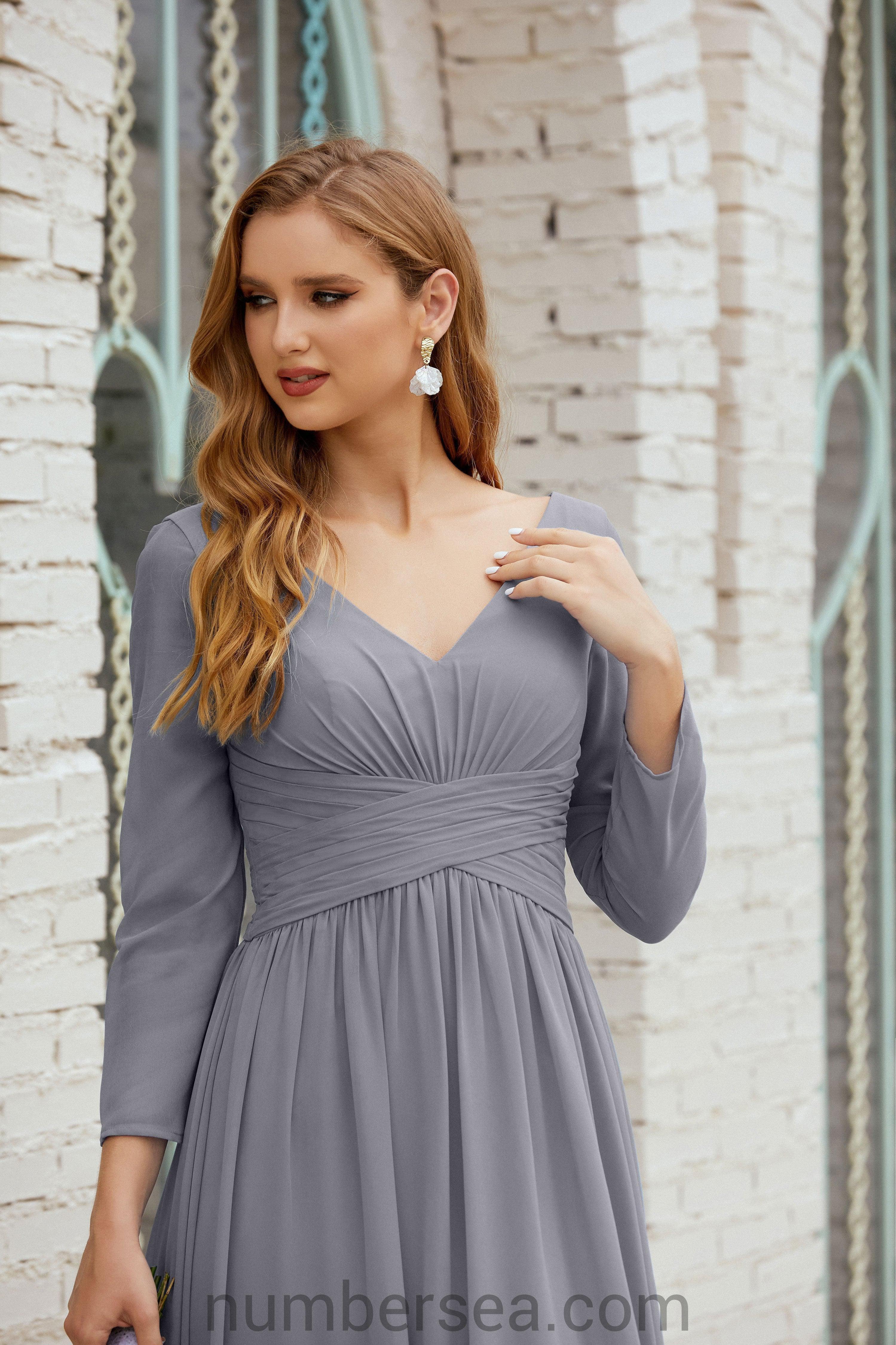 Baoleely Bridesmaid Dress Chiffon Formal Party Dress Evening Dress 28016