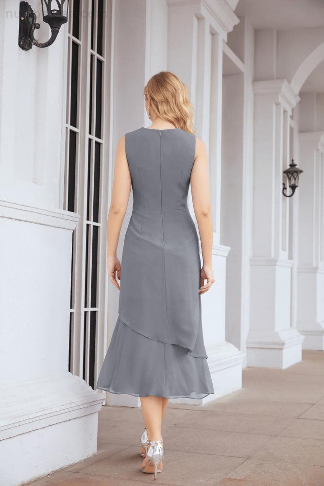 Robe de soirée deux pièces Sunnderly, coupe trapèze, pour la mère de la mariée, référence SY28072