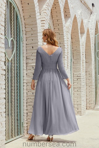Baoleely Bridesmaid Dress Chiffon Formal Party Dress Evening Dress 28016