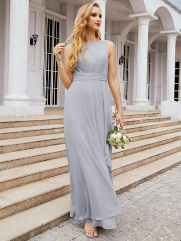 Vestidos de dama de honor Baoleely para boda, vestidos largos formales con volantes para baile de graduación 28039