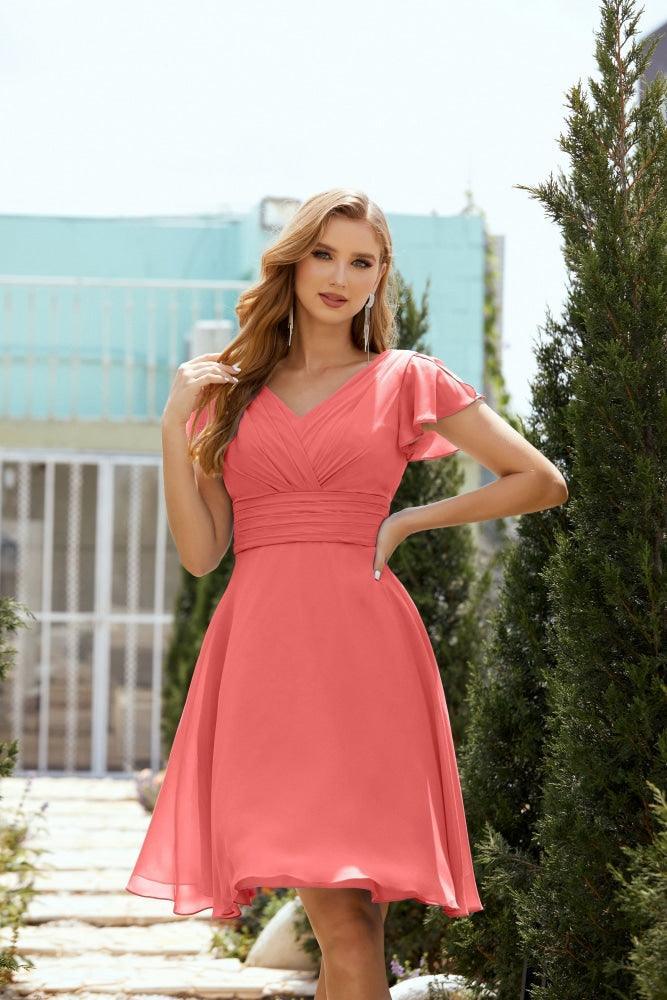 Robe de soirée mi-longue, robe de cocktail formelle, robe de bal, 28013 