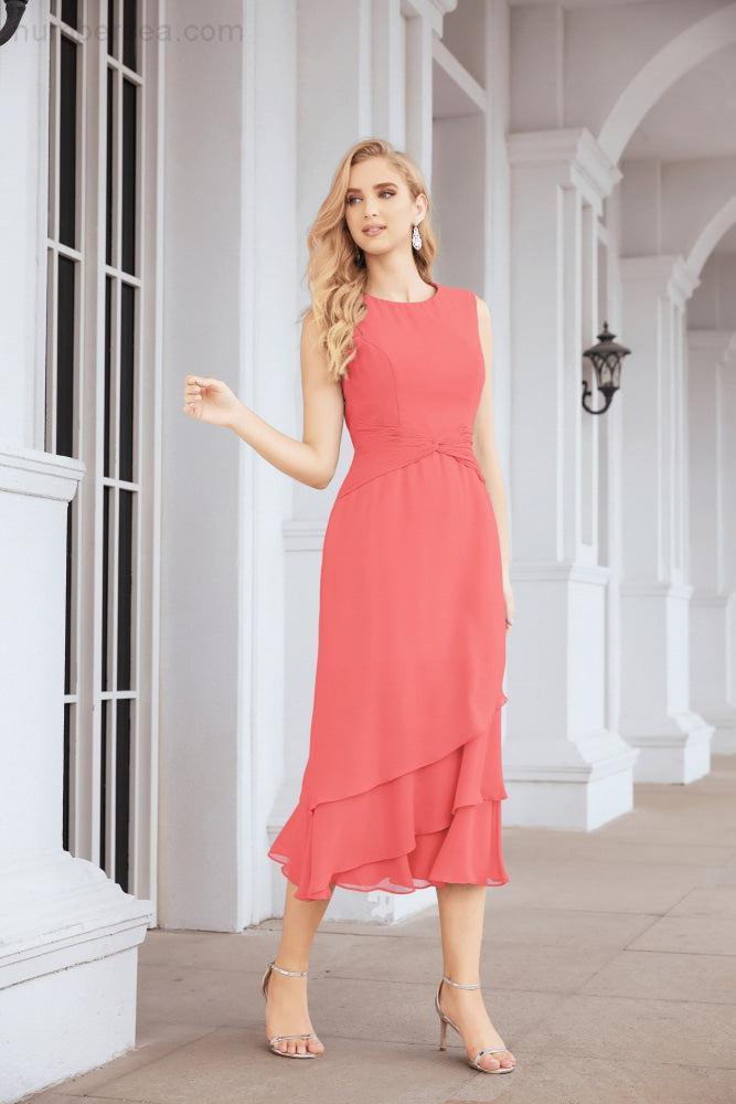 Robe de soirée deux pièces Sunnderly, coupe trapèze, pour la mère de la mariée, référence SY28072