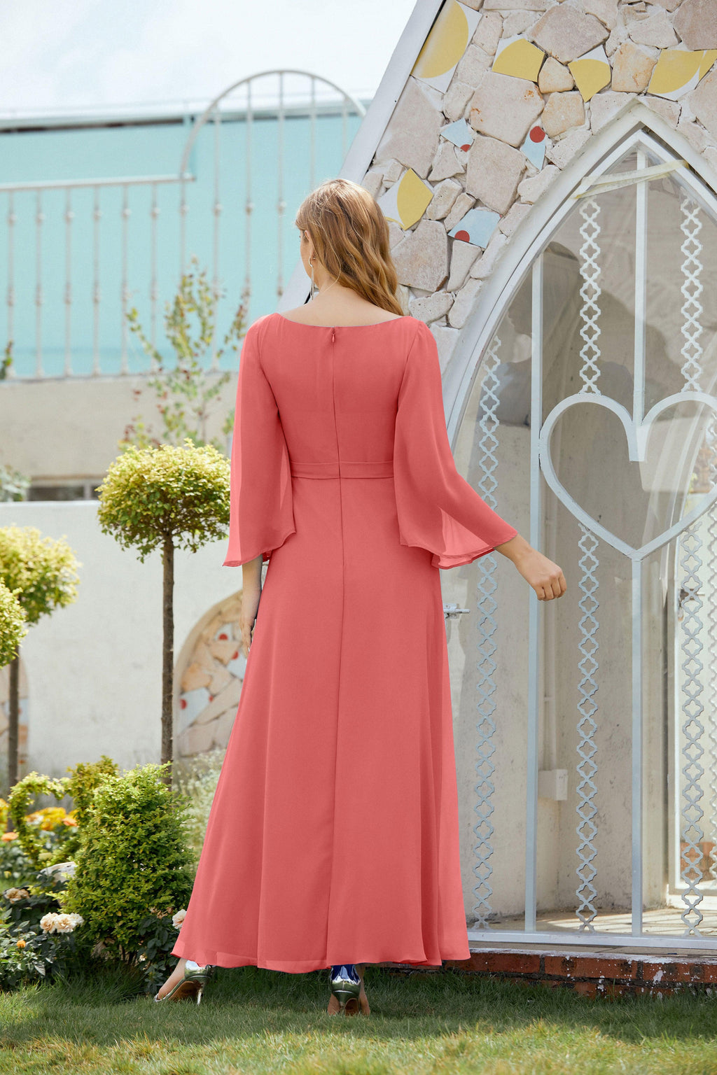 Vestidos de fiesta para la madre de la novia de Sunderly, vestido formal de graduación para invitada de boda SY28012