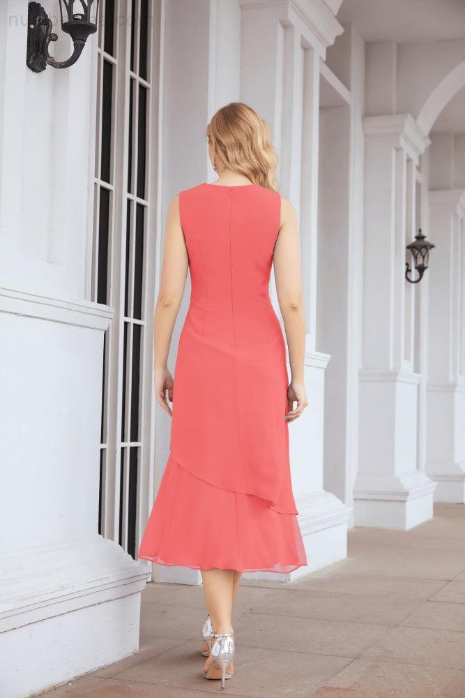 Robe de soirée deux pièces Sunnderly, coupe trapèze, pour la mère de la mariée, référence SY28072