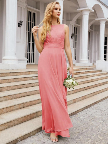 Vestidos de dama de honor Baoleely para boda, vestidos largos formales con volantes para baile de graduación 28039