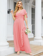 Baoleely Bridesmaid Dresses Backless Formal Prom Gowns for Evening Party Mother of The Bride Dress 28040