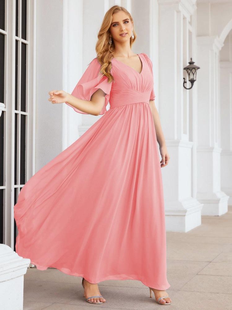 Vestidos de dama de honor para mujer, vestido largo de fiesta para boda o graduación 28068
