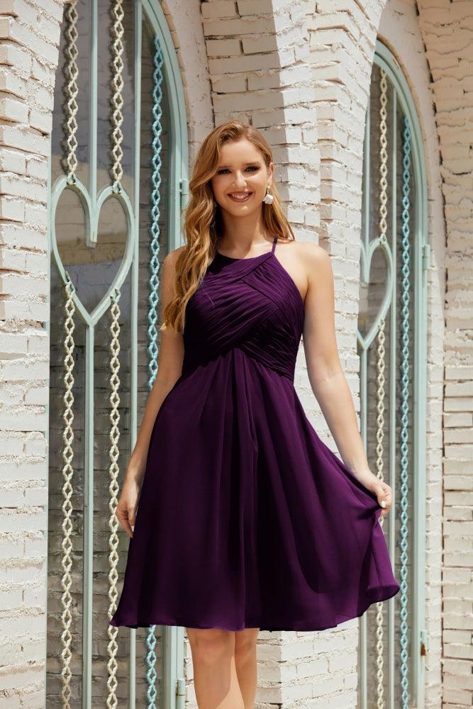 Vestidos de fiesta sin mangas, vestido formal de cóctel para graduación 28014 