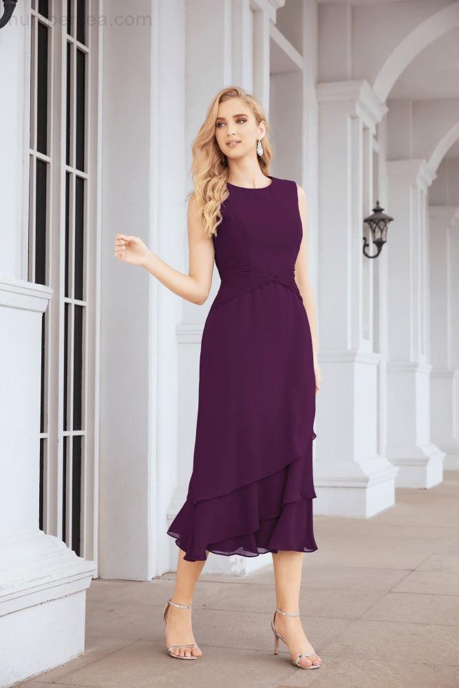 Robe de soirée deux pièces Sunnderly, coupe trapèze, pour la mère de la mariée, référence SY28072