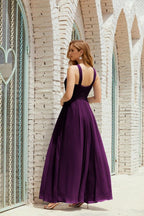 Vestidos de dama de honor con cuello halter, vestido formal de cóctel o de fiesta 28015 