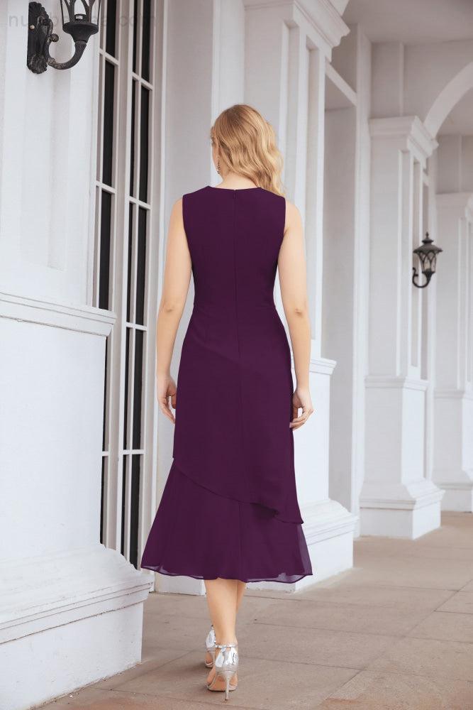Robe de soirée deux pièces Sunnderly, coupe trapèze, pour la mère de la mariée, référence SY28072