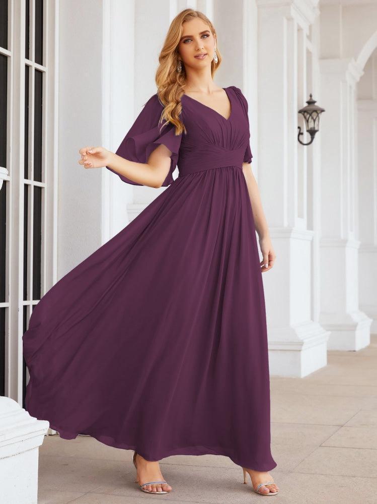 Vestidos de dama de honor para mujer, vestido largo de fiesta para boda o graduación 28068