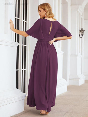 Vestidos de dama de honor para mujer, vestido largo de fiesta para boda o graduación 28068